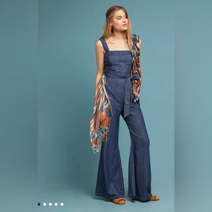 Pilcro and the Letterpress Blue Jumpsuit